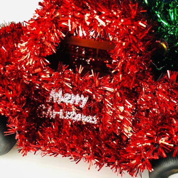 Christmas Tinsel Pickup Christmas Tree Harvest Truck Christmas Decor - Picture 5 of 7